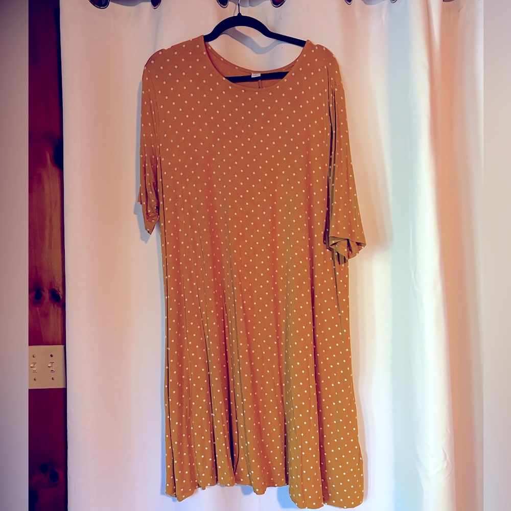 Old Navy Mustard Yellow Dress